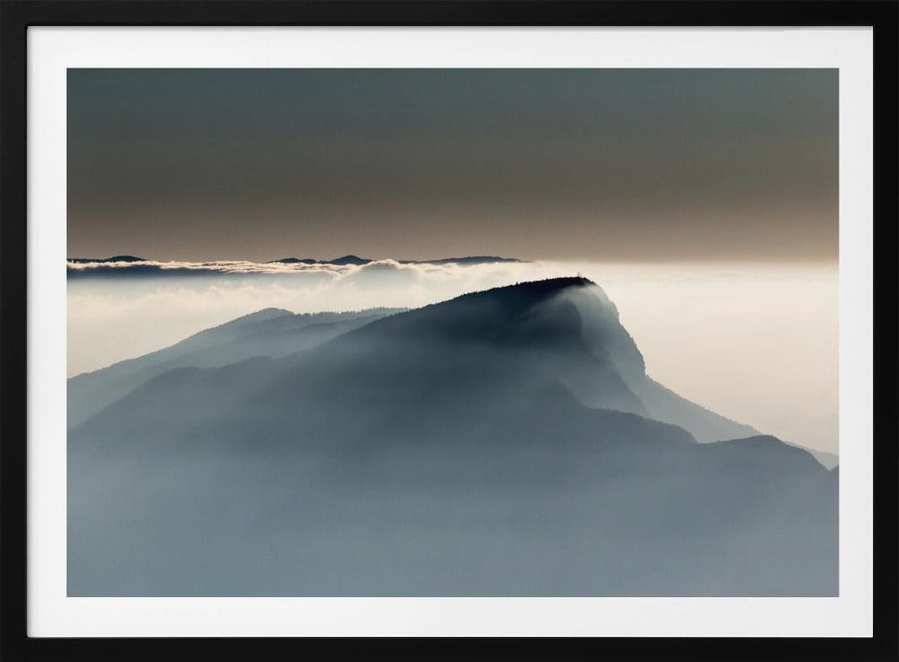 Alpensegeln | Poster - Kunstdruck