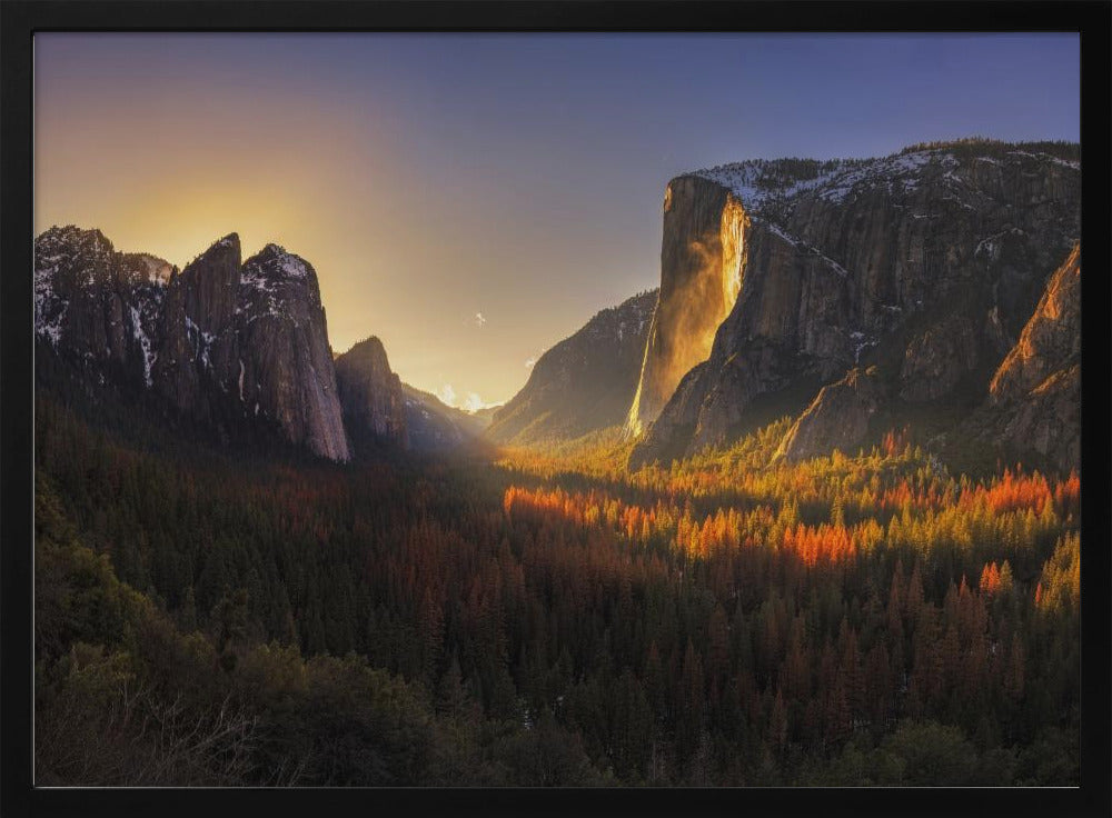 Yosemiten tulipalo | Julisteet - Taidevedokset