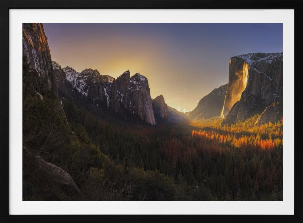 Yosemiten tulipalo | Julisteet - Taidevedokset