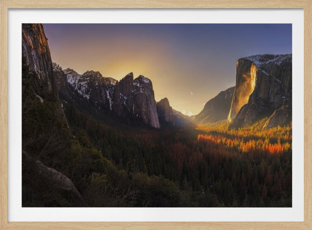 Yosemiten tulipalo | Julisteet - Taidevedokset