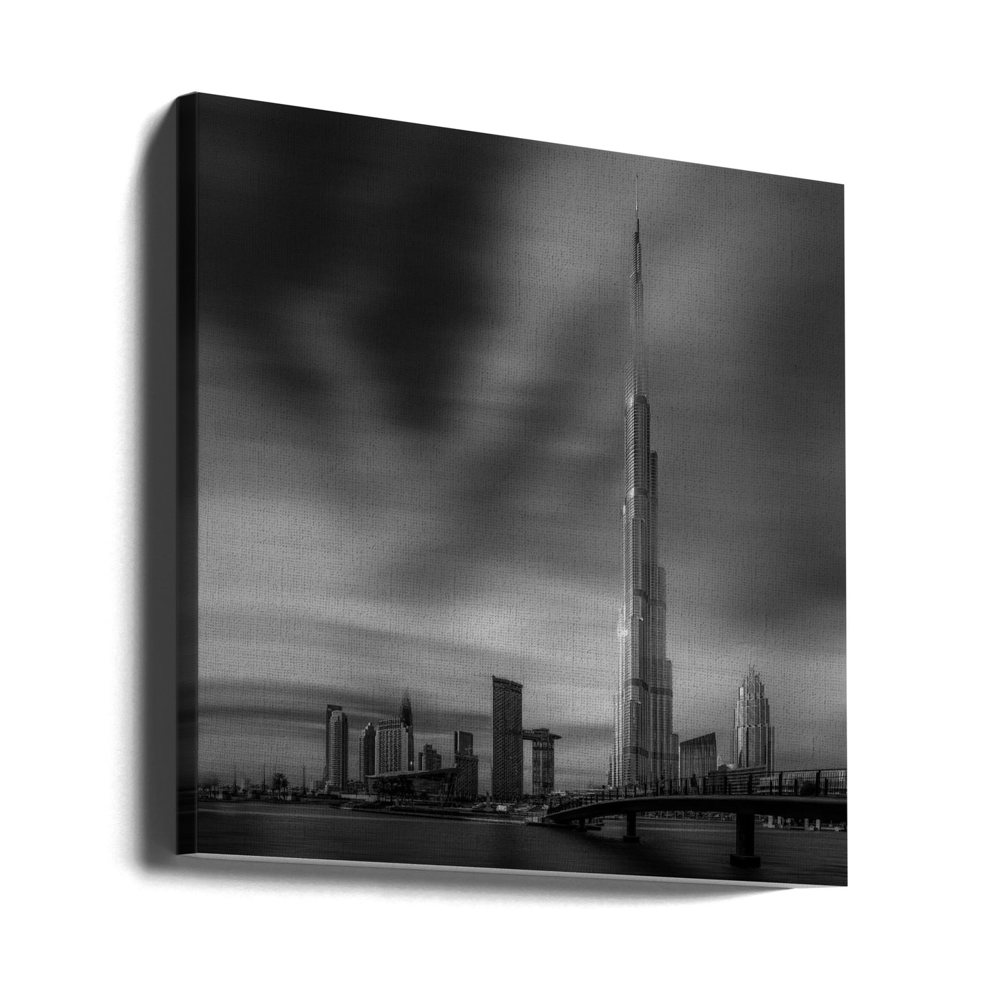 Paesaggio urbano del centro di Dubai, Dubai, Emirati Arabi Uniti. | Stampe su Tela