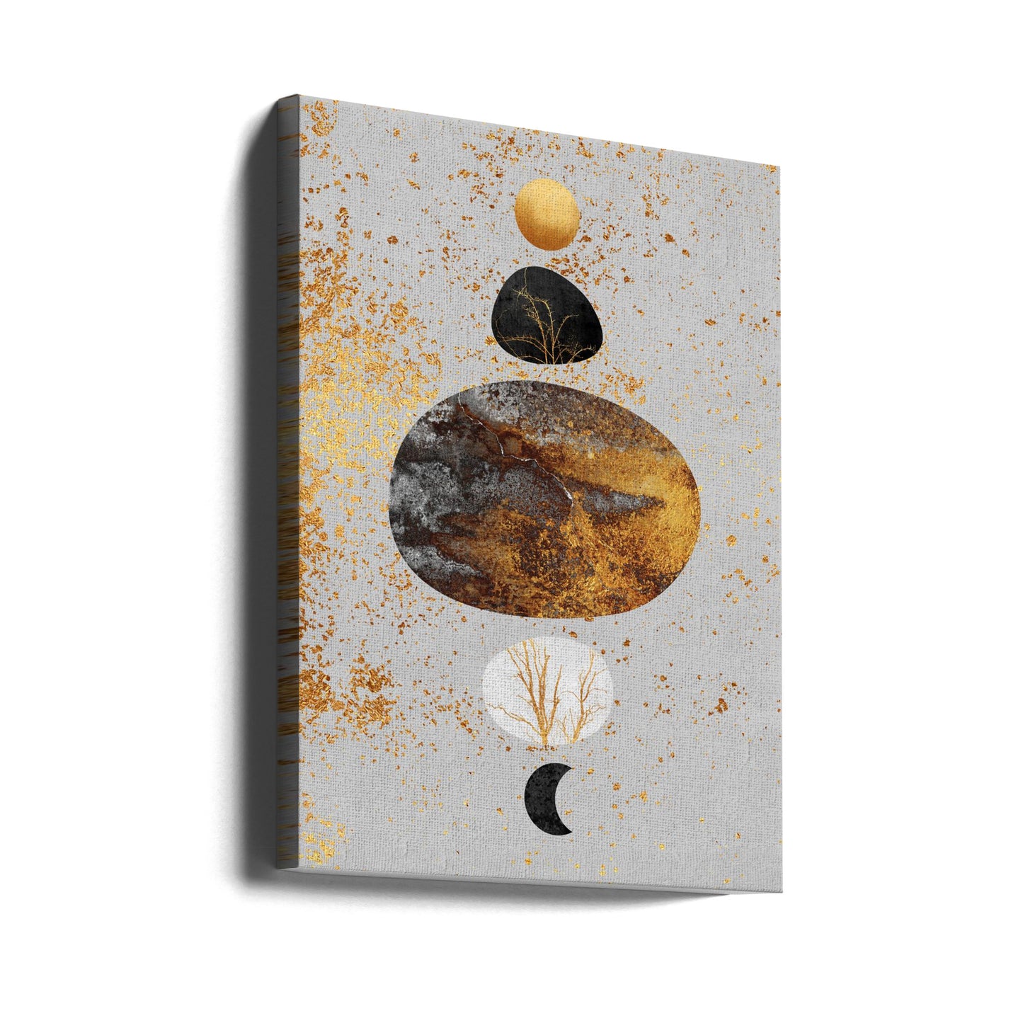 Zon en maan | Canvasprints