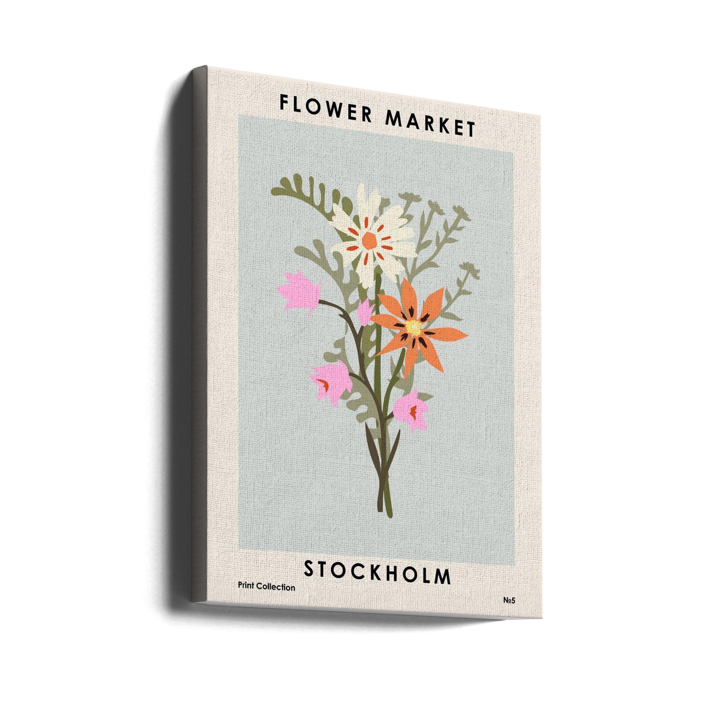 Mercado de flores de Estocolmo | Impresiones en Lienzo