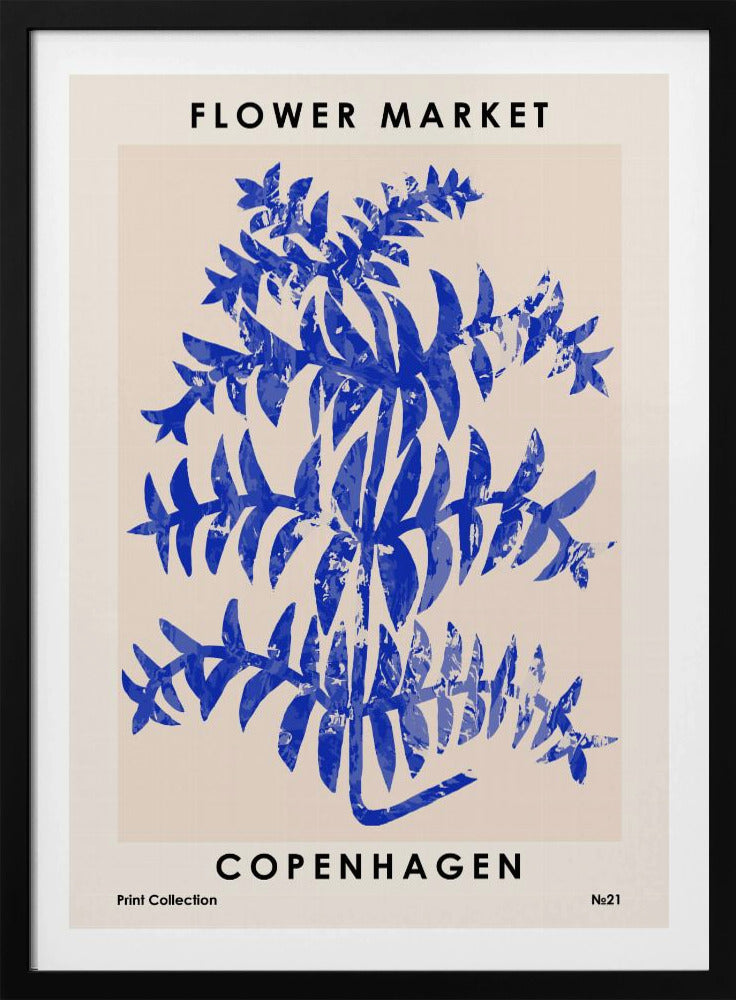 Blomstermarked. København | Plakater - Kunsttrykk