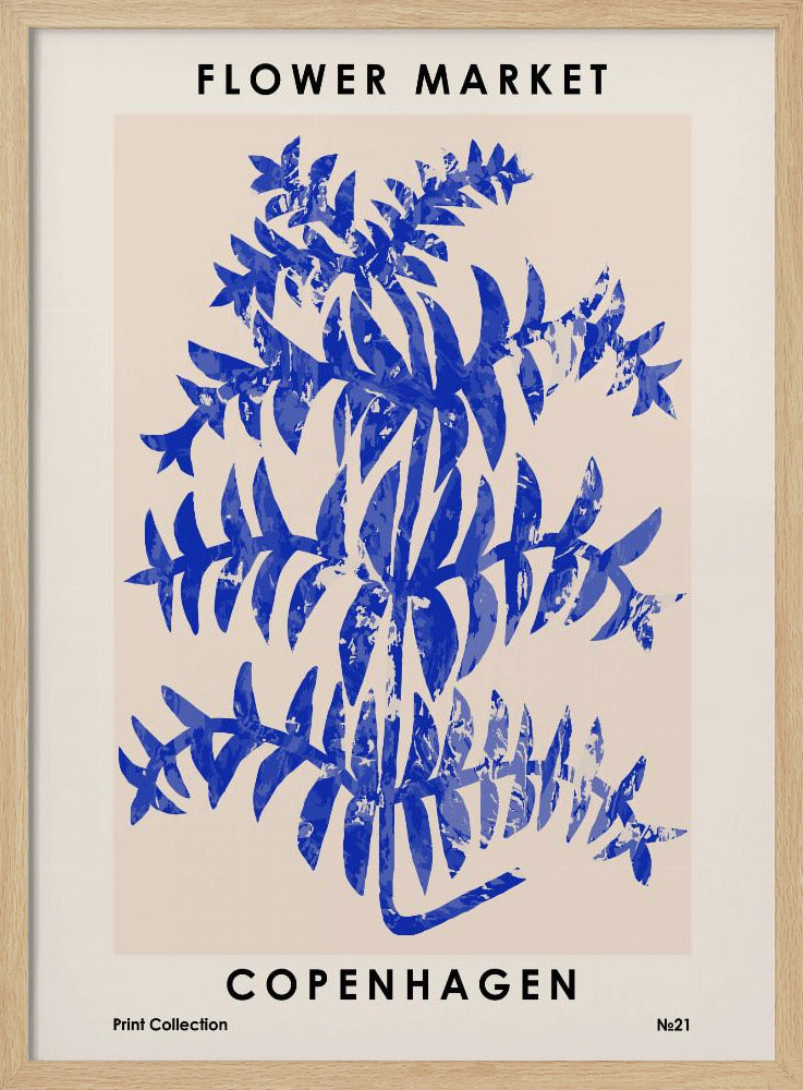 Blomstermarked. København | Plakater - Kunsttrykk