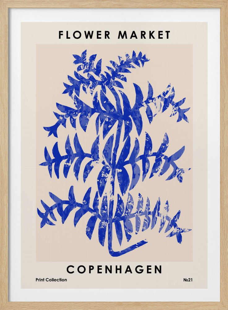 Blomstermarked. København | Plakater - Kunsttrykk