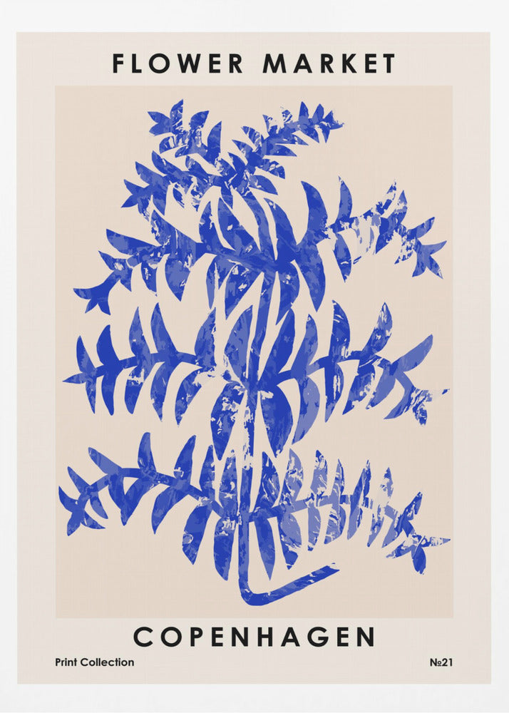 Blomstermarked. København | Plakater - Kunsttrykk