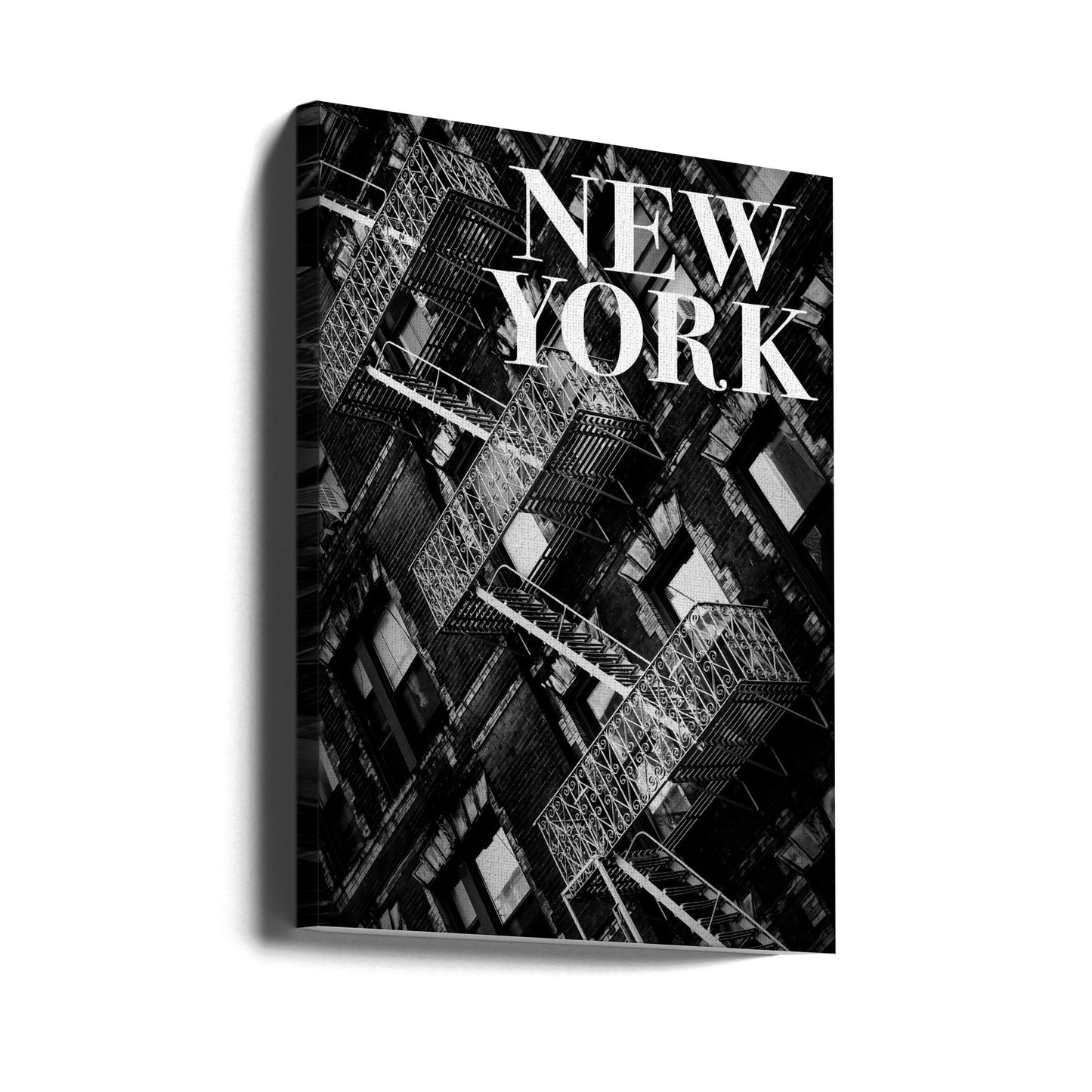 Escaliers de secours à New York | Tableaux sur Toile