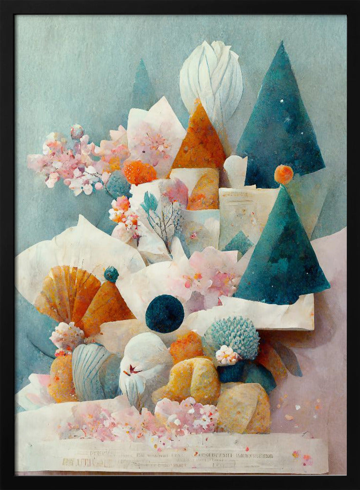 Nyckfullt blomlandskap | Poster