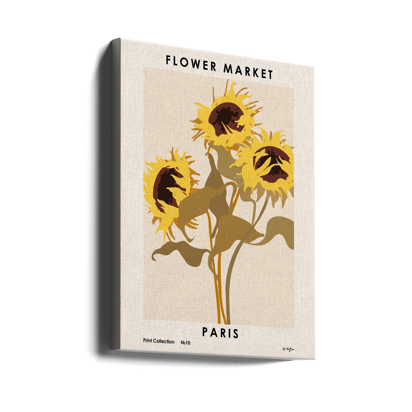 Mercato dei fiori. Parigi | Stampe su Tela