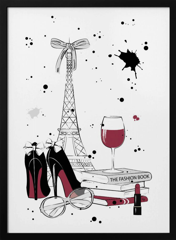 Schicke Pariser Nacht | Poster