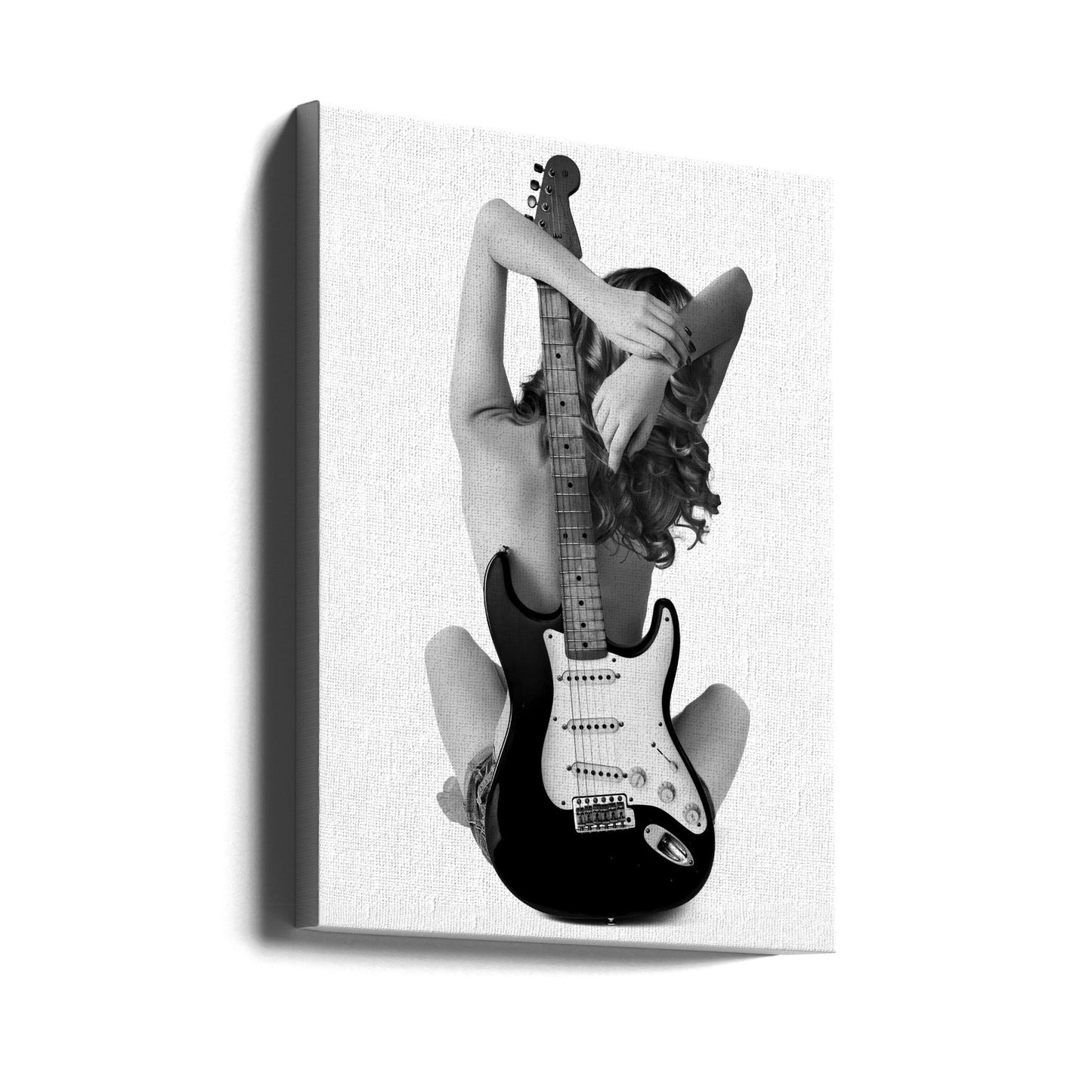 Lady And The Strat | Stampe su Tela
