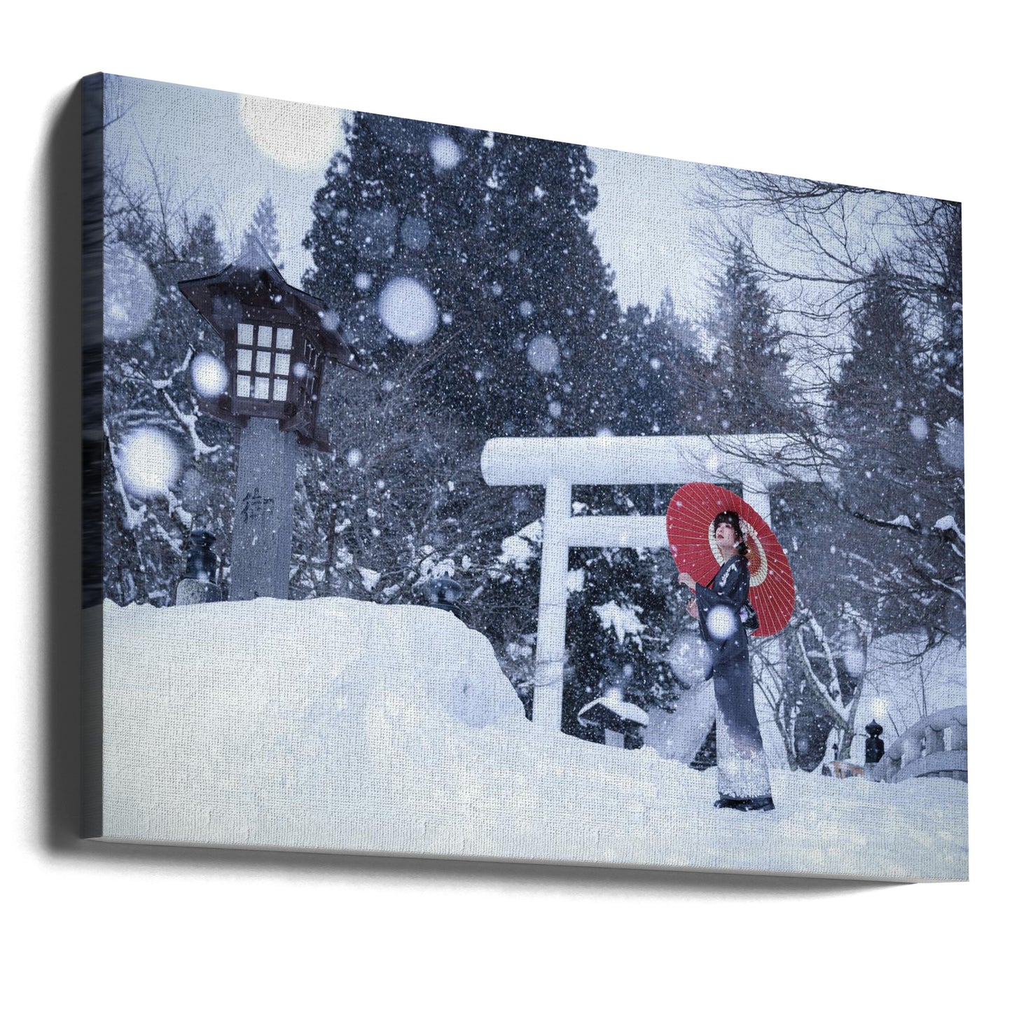 Winterschrein in Japan | Leinwand-Bilder