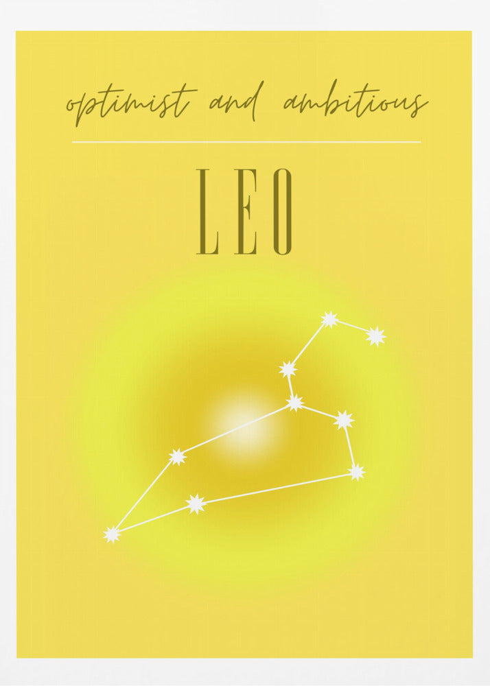 Lejonet Stjärnteckentryck | Poster