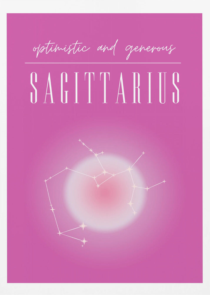 Sagittarius Zodiac Print Art | Poster