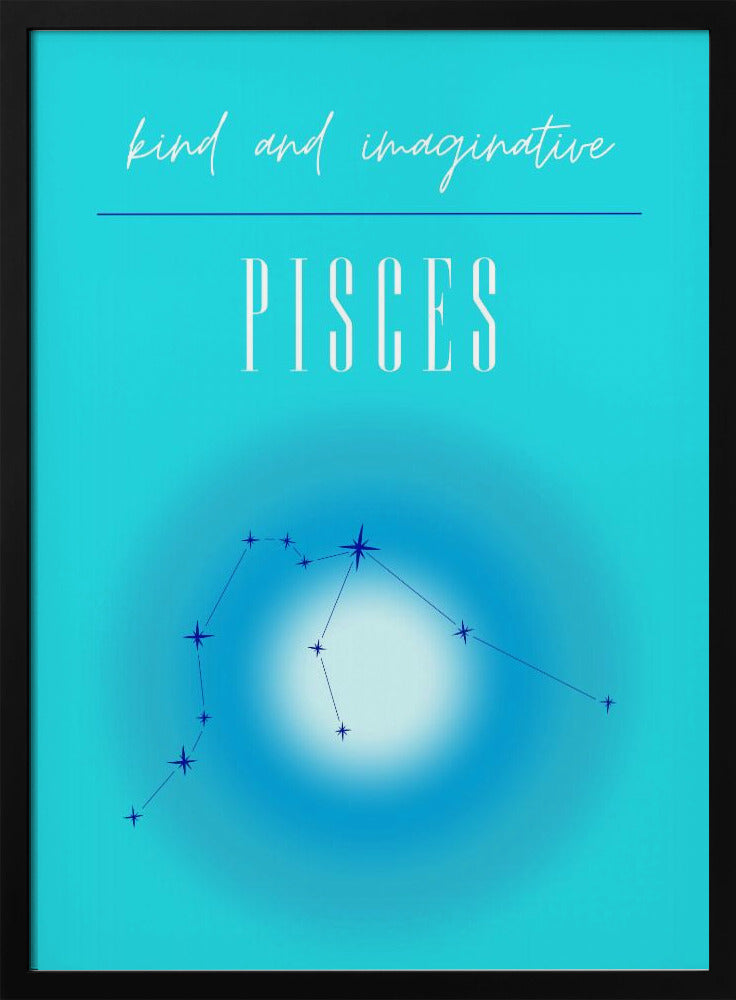Pisces Zodiac Print Art | Poster