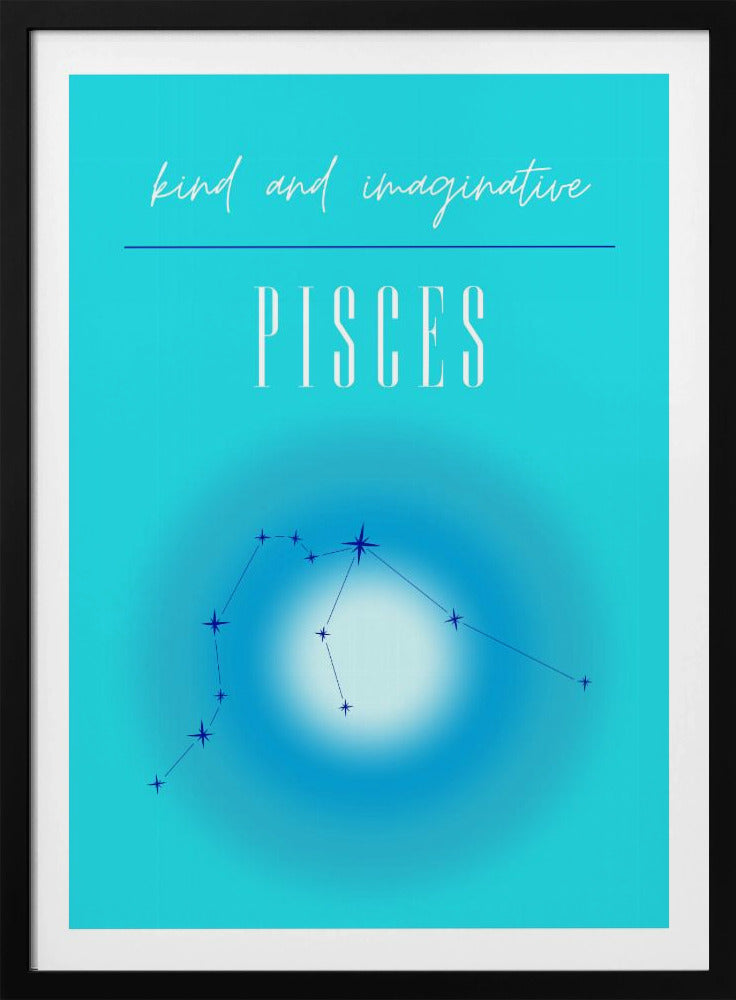 Pisces Zodiac Print Art | Poster