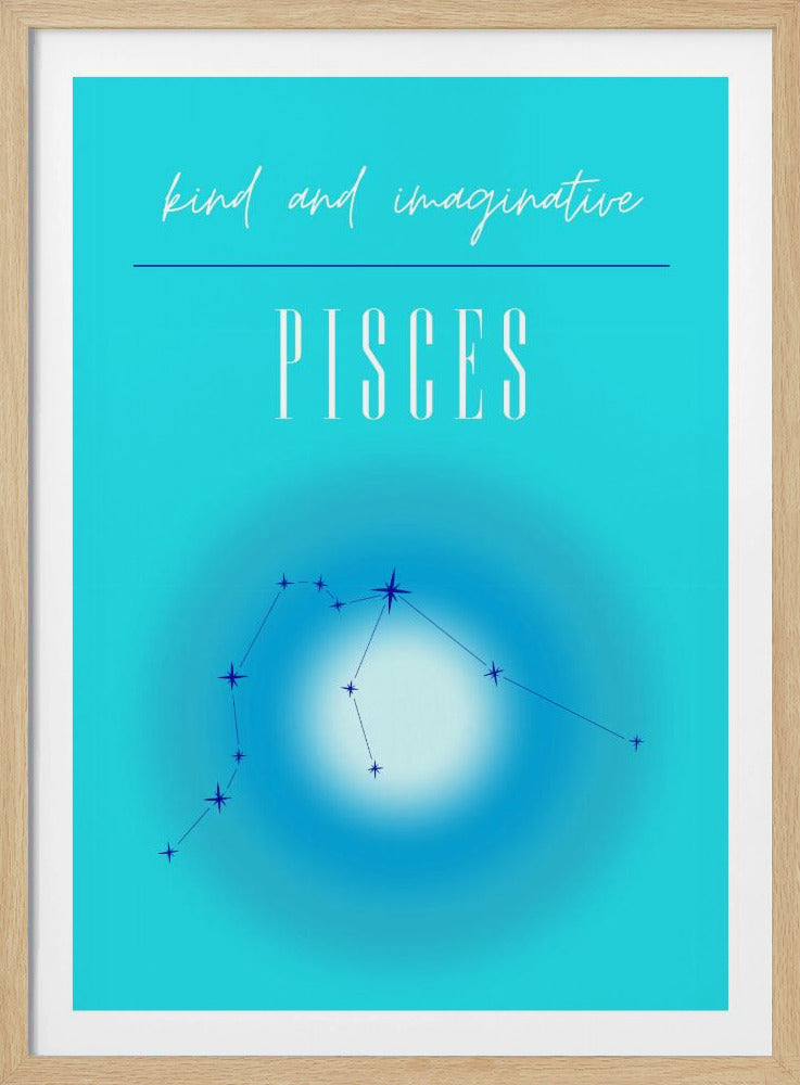 Pisces Zodiac Print Art | Poster