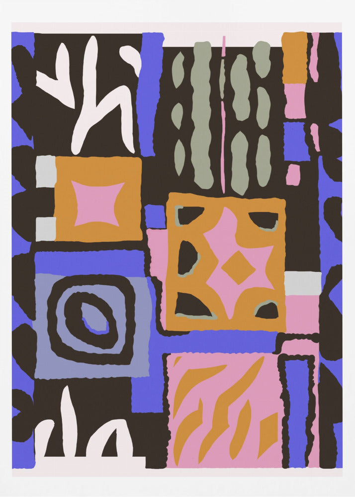 Bunte Geometrie | Poster