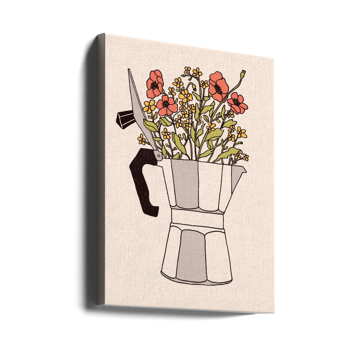Moka Flowers | Canvas