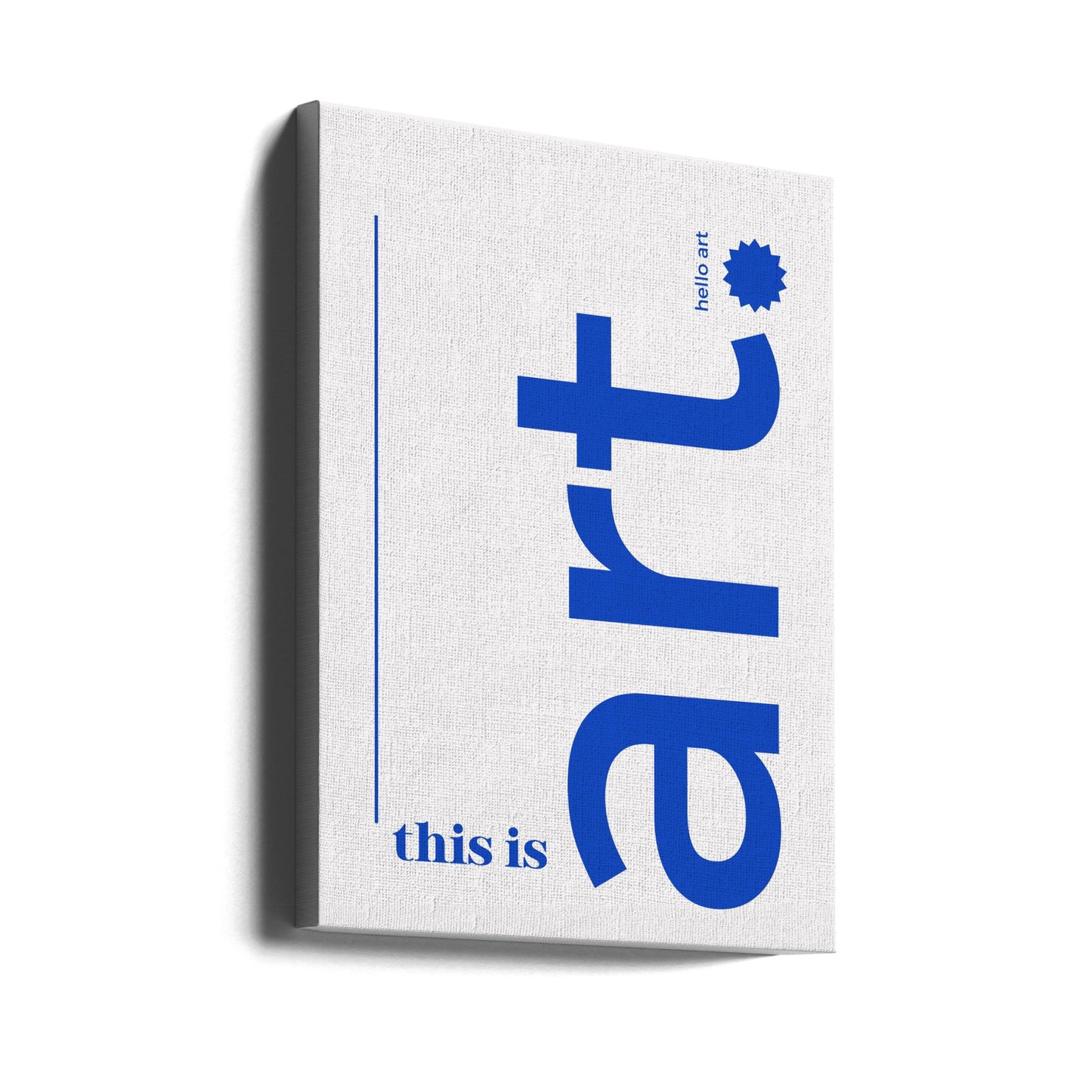Bonjour la typographie audacieuse | Tableaux sur Toile