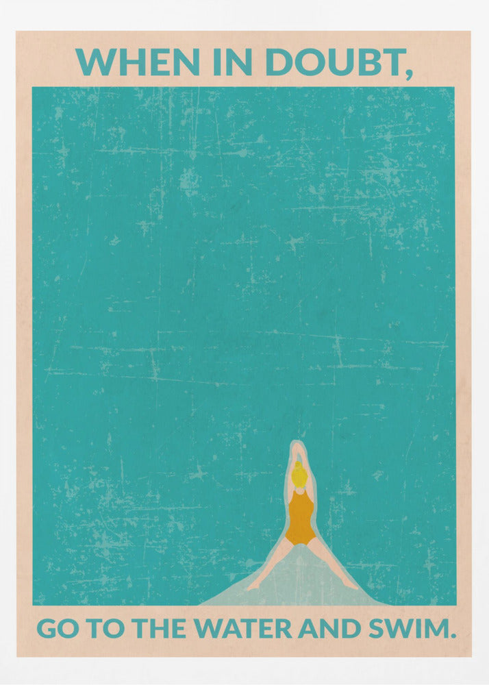 Offenes Wasser (blond) | Poster