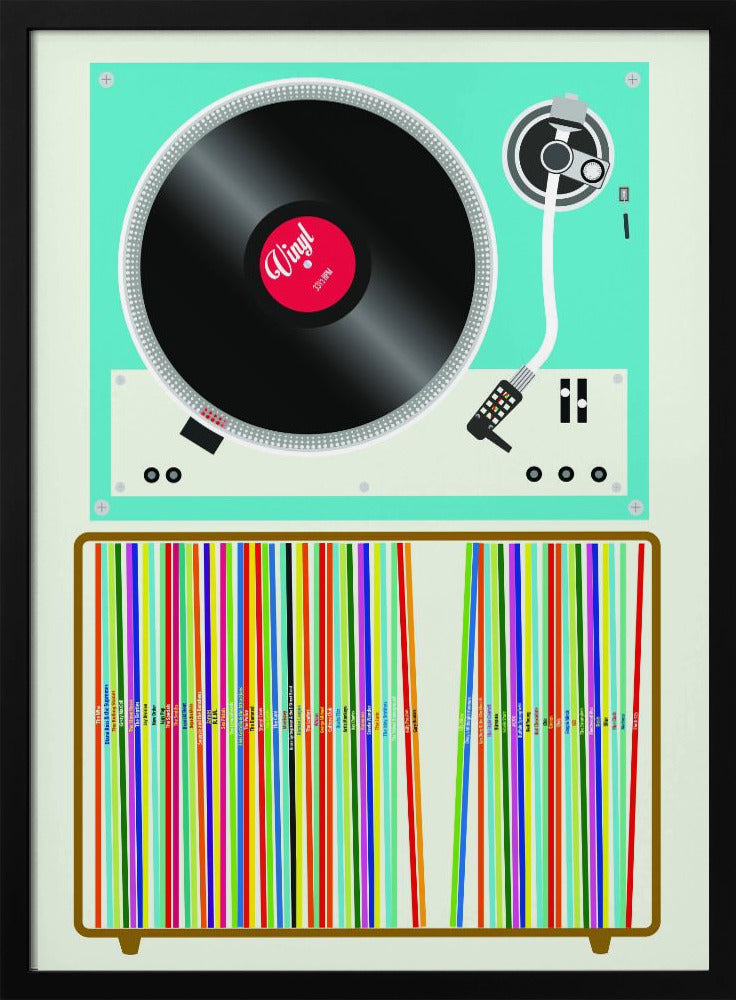Vinylstapel | Affisch