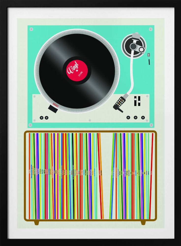 Vinylstapel | Affisch