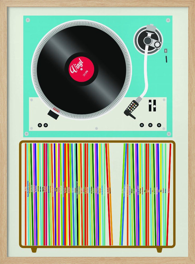 Vinylstapel | Affisch