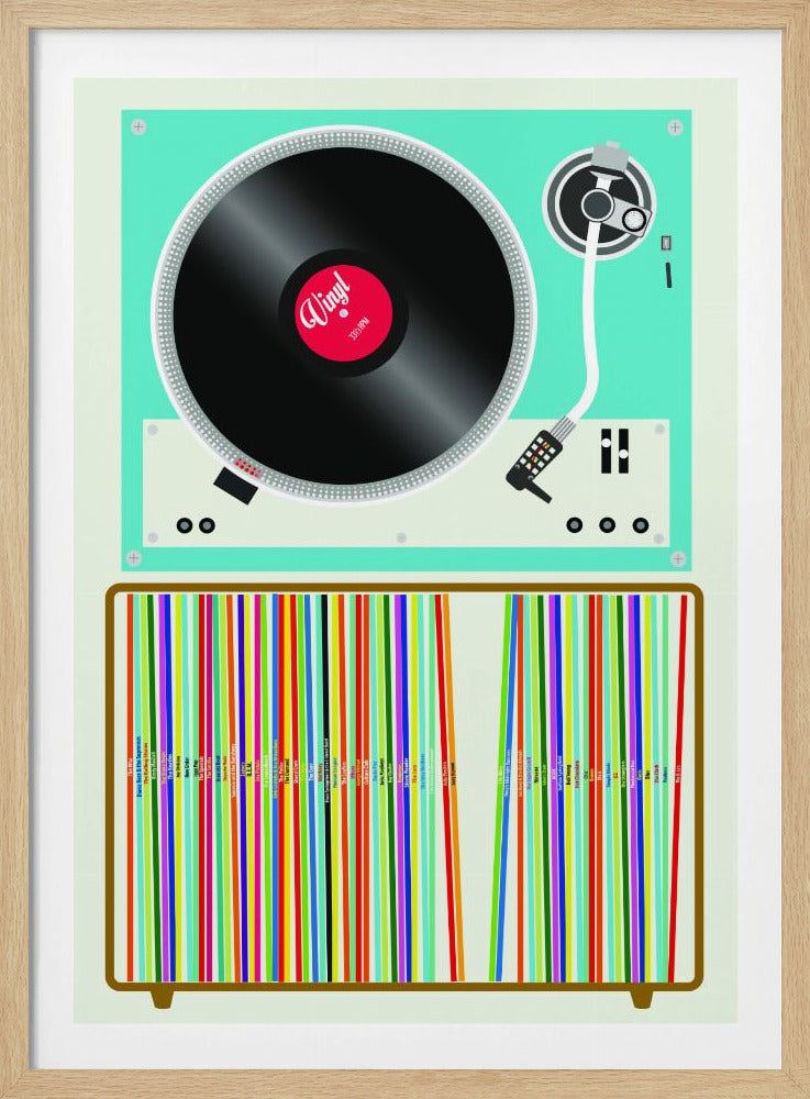 Vinylstapel | Affisch