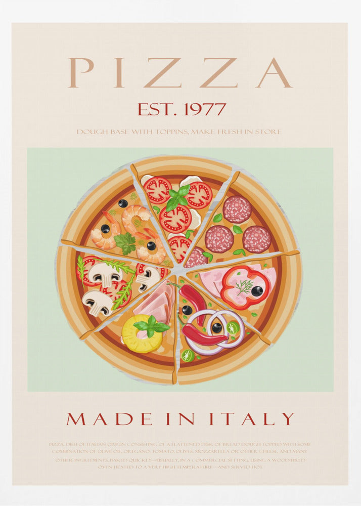 Pizza est. 1977 | Poster