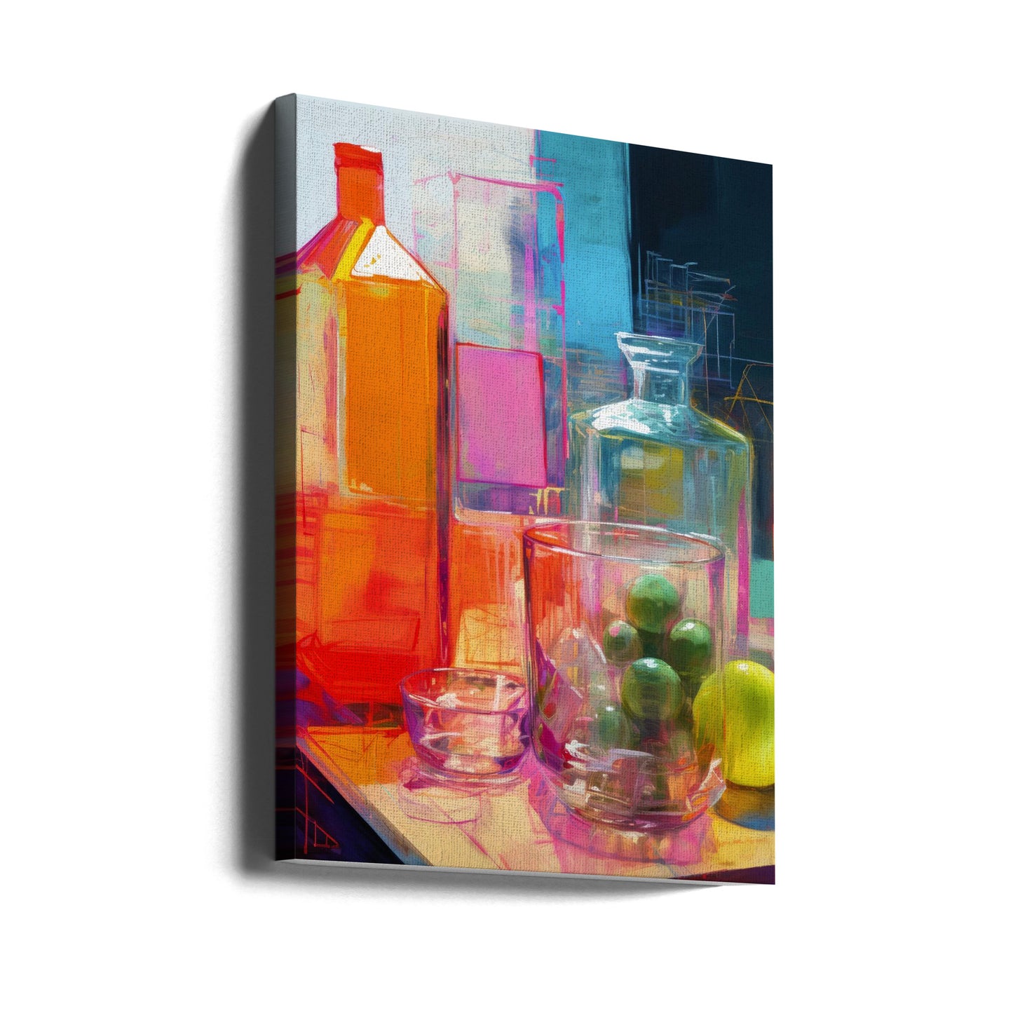 Nature morte au néon n° 2 | Tableaux sur Toile