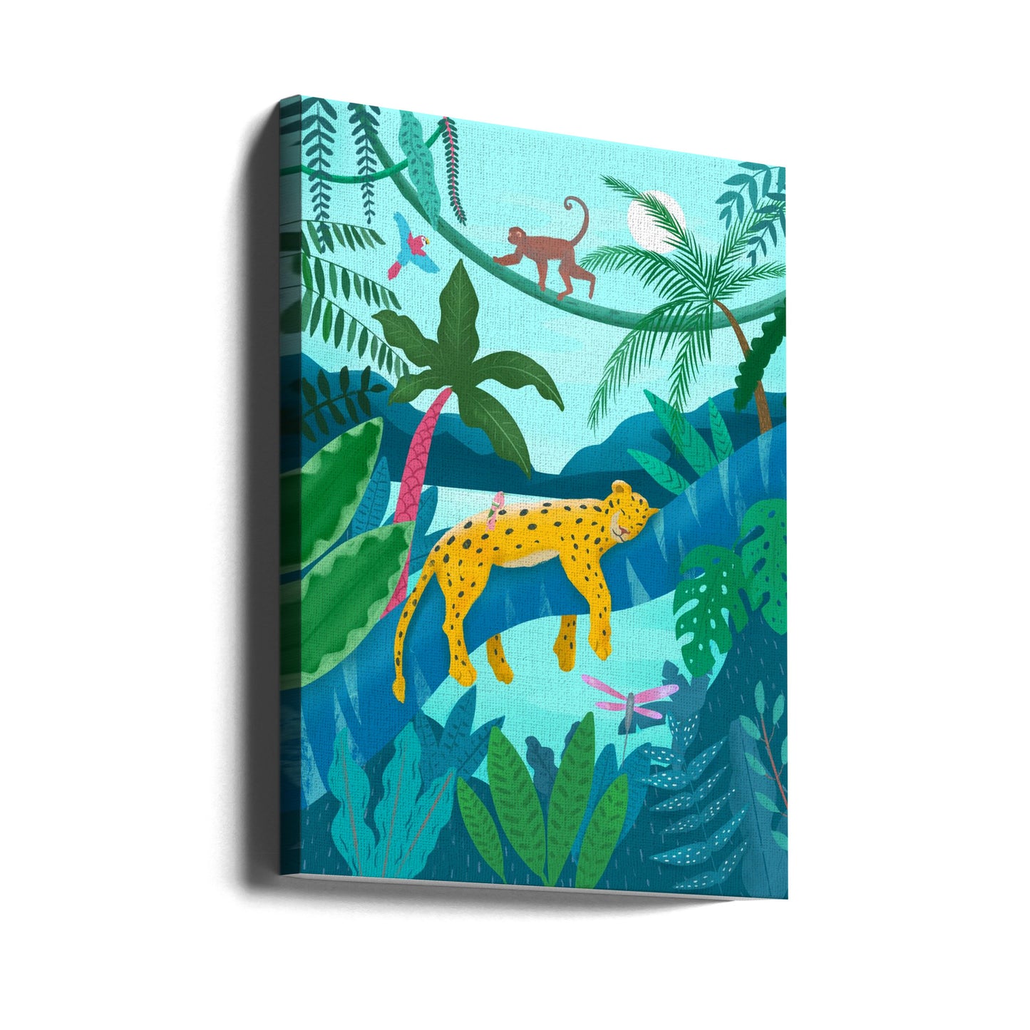 Jungleleopard | Lærredsbilleder