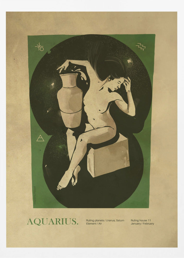 Aquarius print | Poster