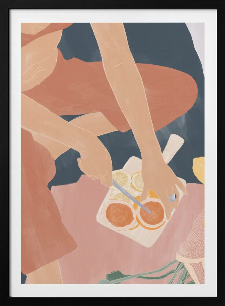 Cortar pomelos | Posters - Impresiones de Arte