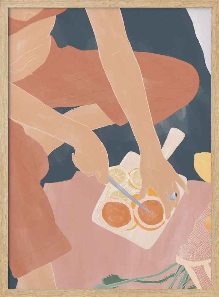 Cortar pomelos | Posters - Impresiones de Arte