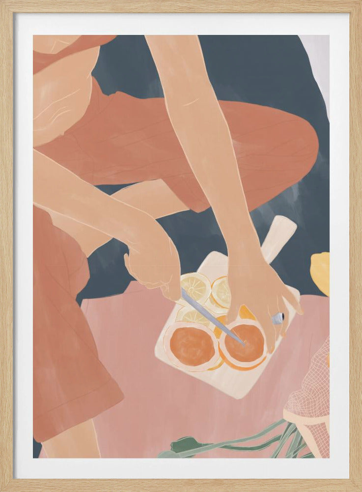 Cortar pomelos | Posters - Impresiones de Arte
