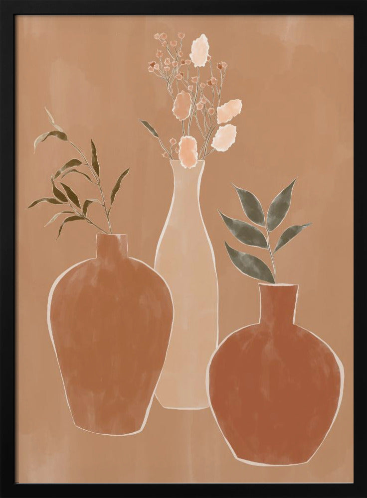Set of Flower Vases | Poster