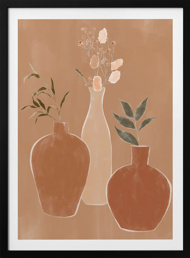 Set of Flower Vases | Poster