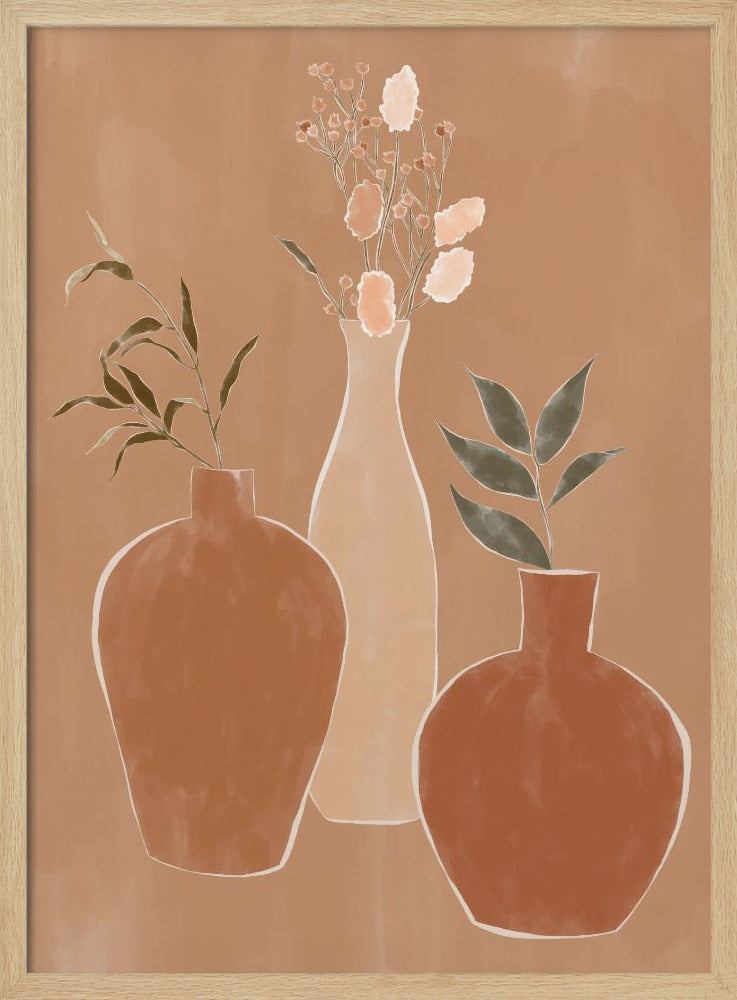 Set of Flower Vases | Poster
