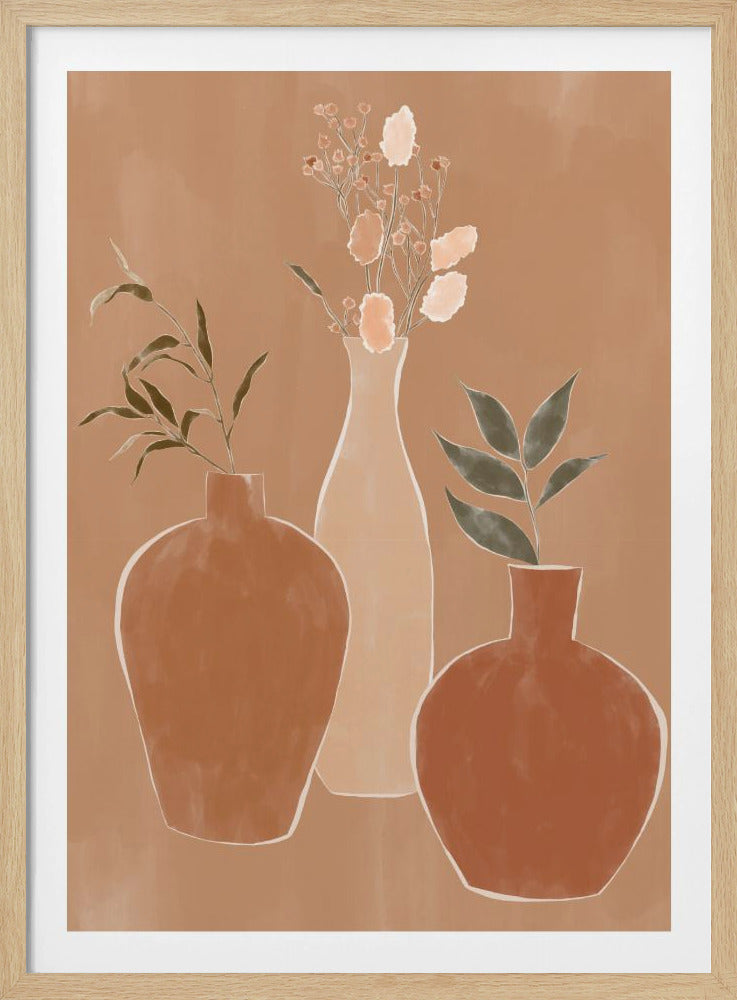 Set of Flower Vases | Poster