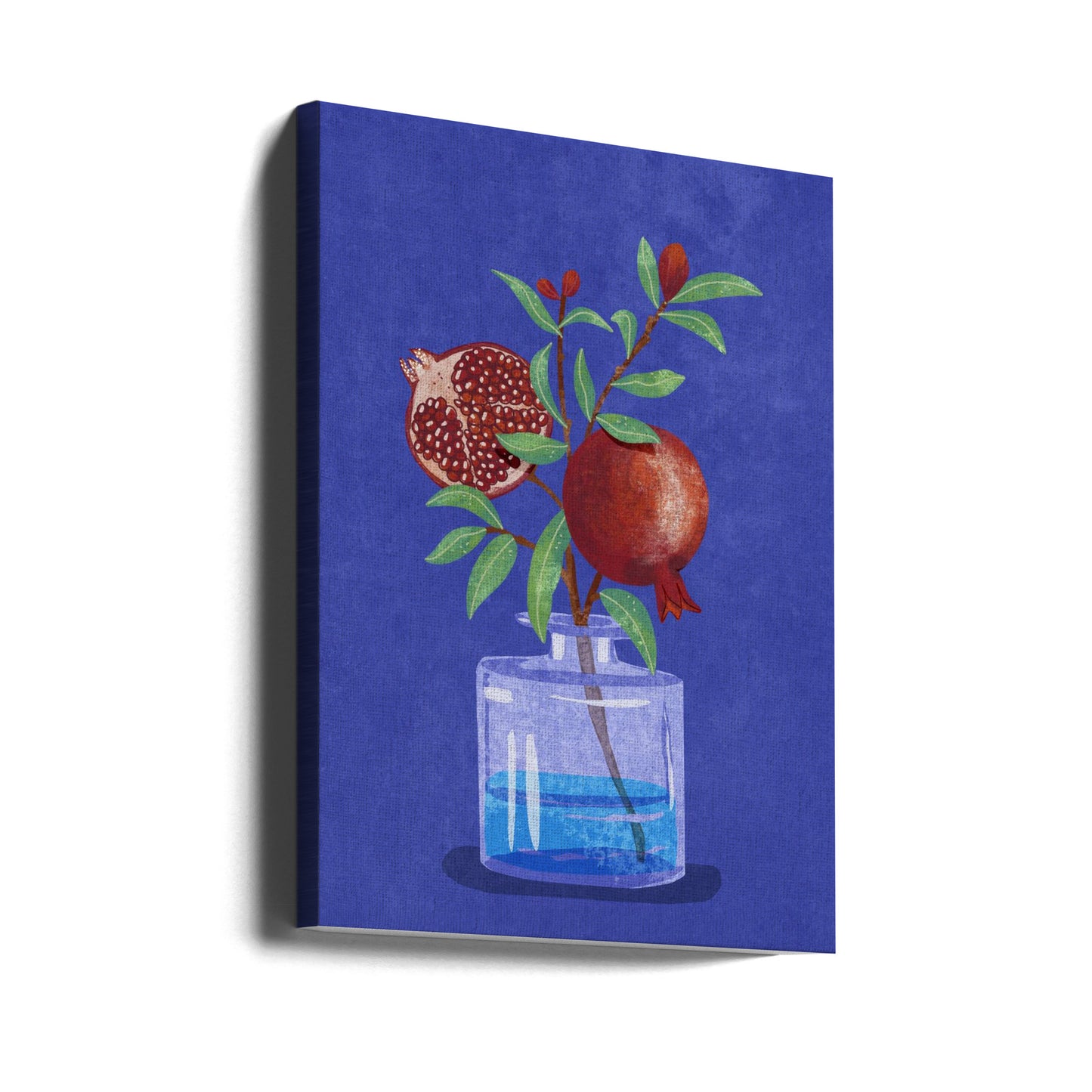 granaatappel in vaas | Canvasprints