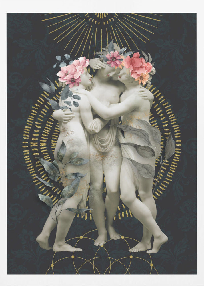 Hommage an die zarte Stärke der Frauen IV | Poster