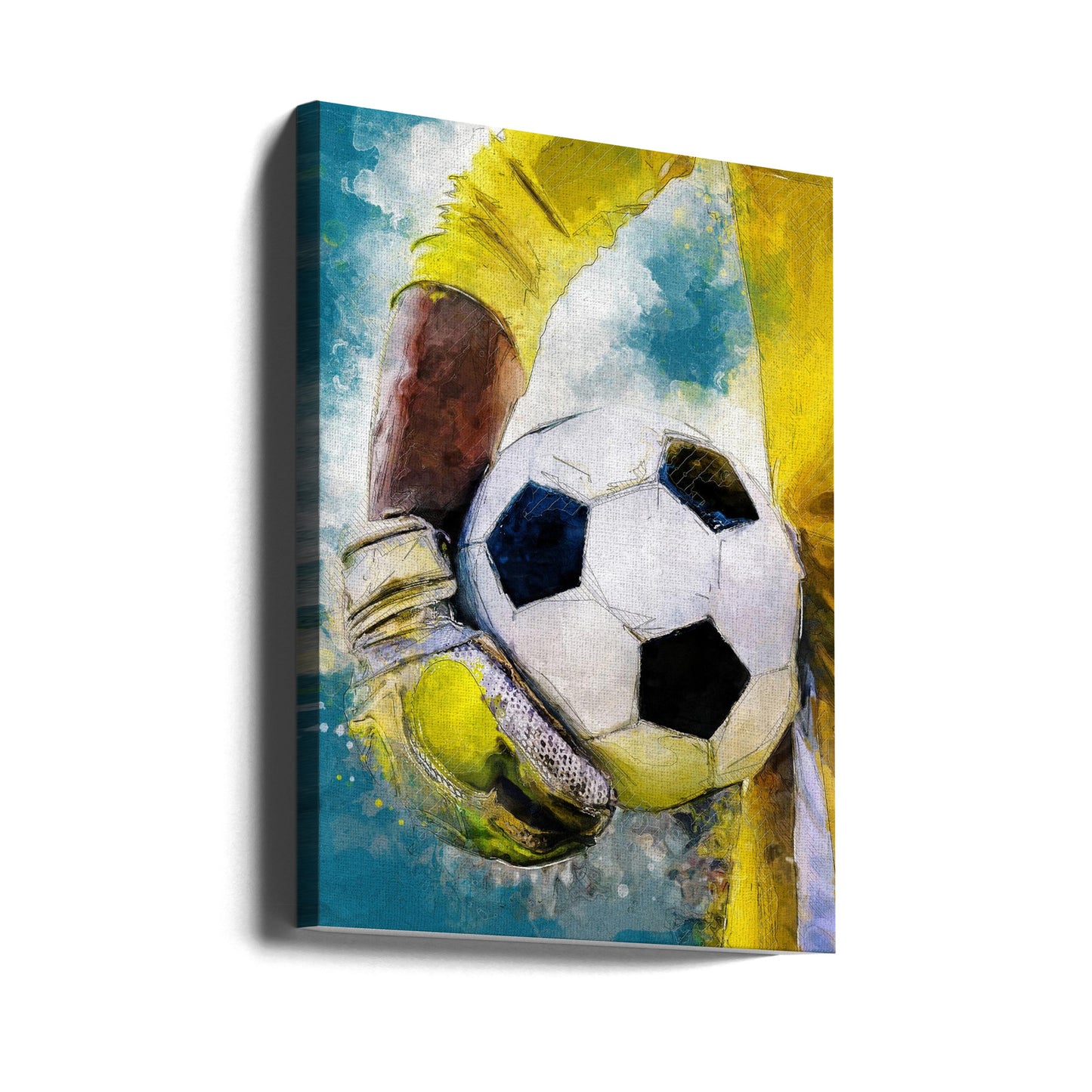 Fotboll 4 sportkonst | Canvas