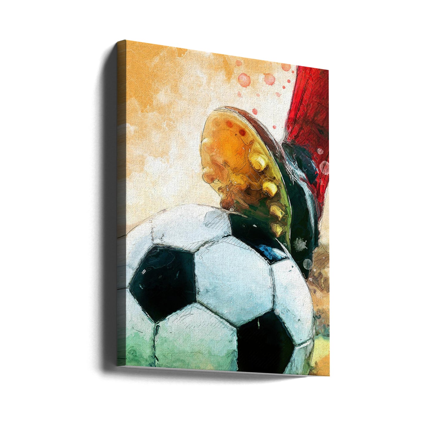 Fotboll 1 sportkonst | Canvas