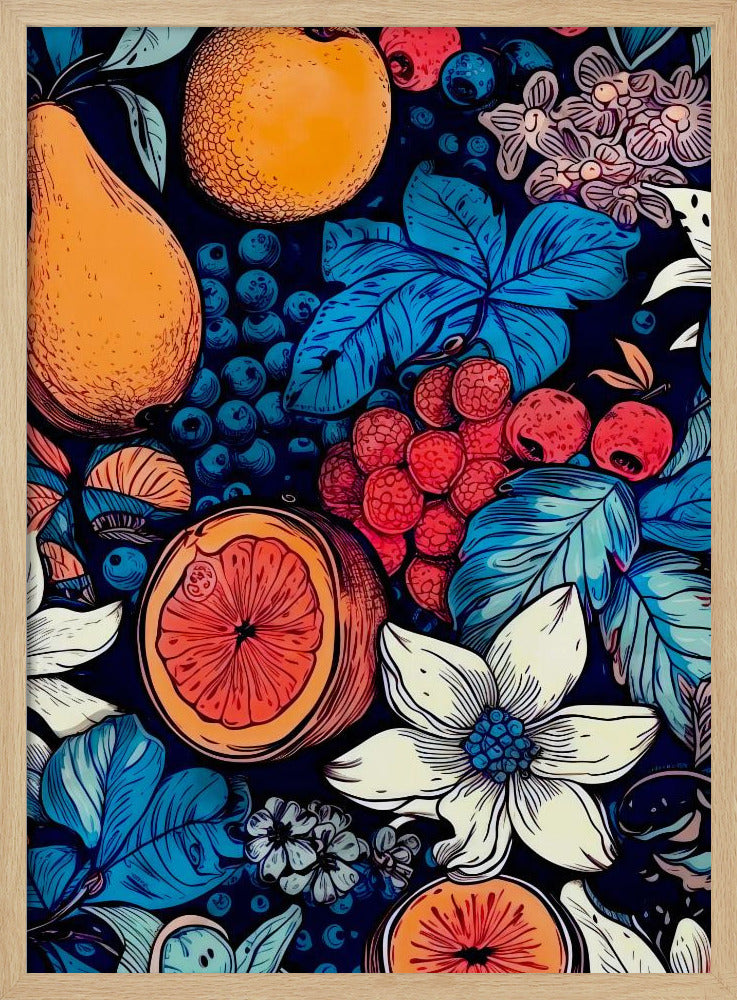 Fiori e frutti 6 | Poster - Stampe d’Arte