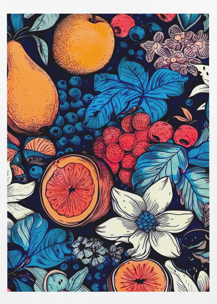 Fiori e frutti 6 | Poster - Stampe d’Arte