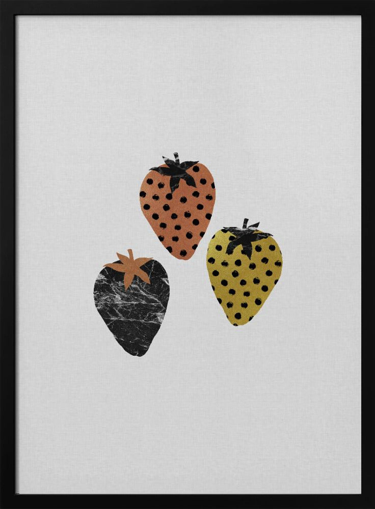 Scandinavische aardbeien | Posters - Kunstdrukken