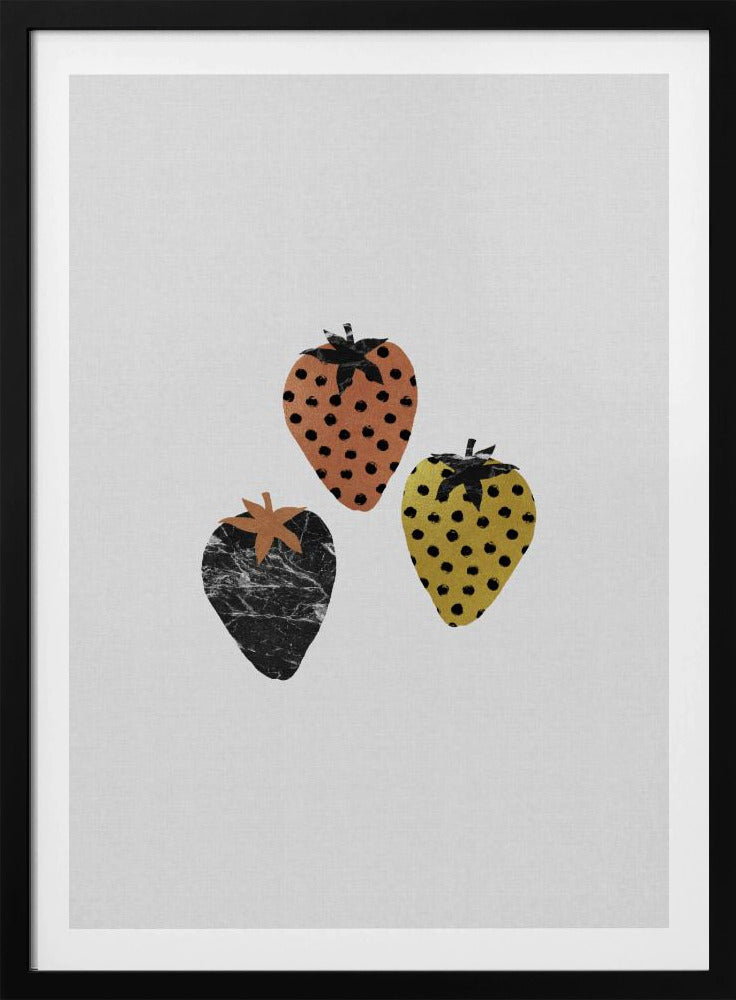 Scandinavische aardbeien | Posters - Kunstdrukken