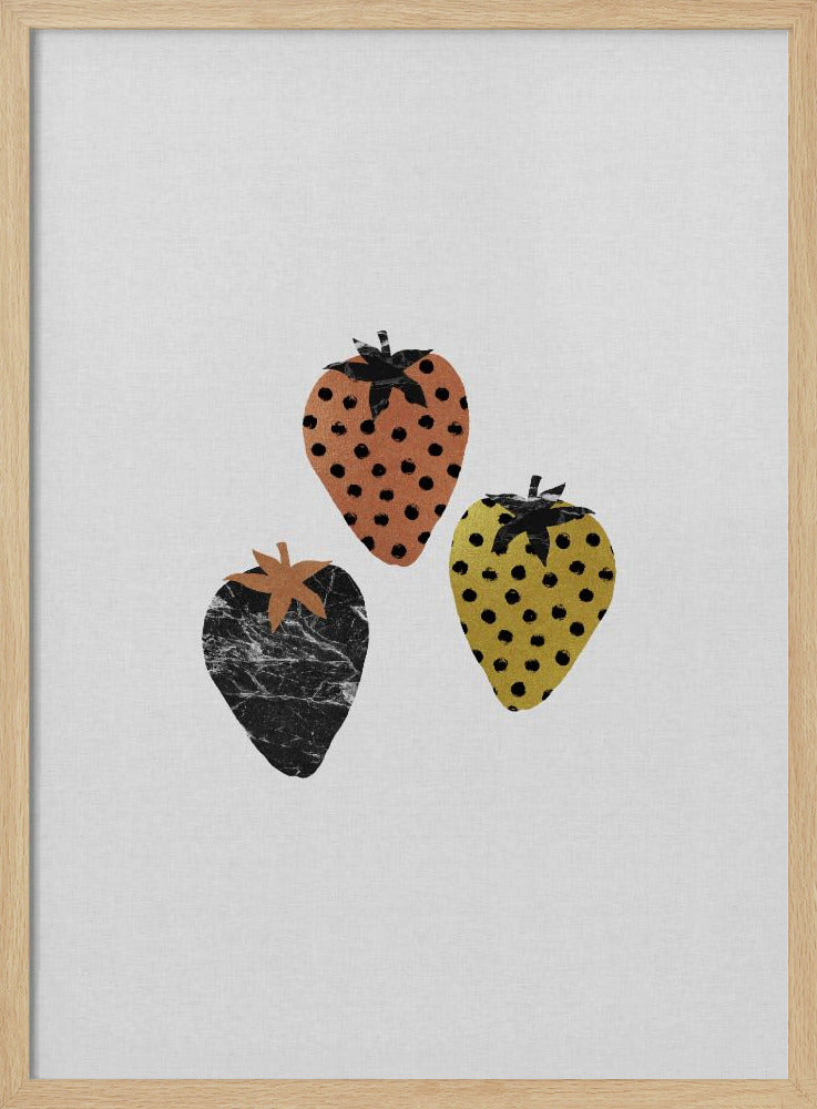 Scandinavische aardbeien | Posters - Kunstdrukken